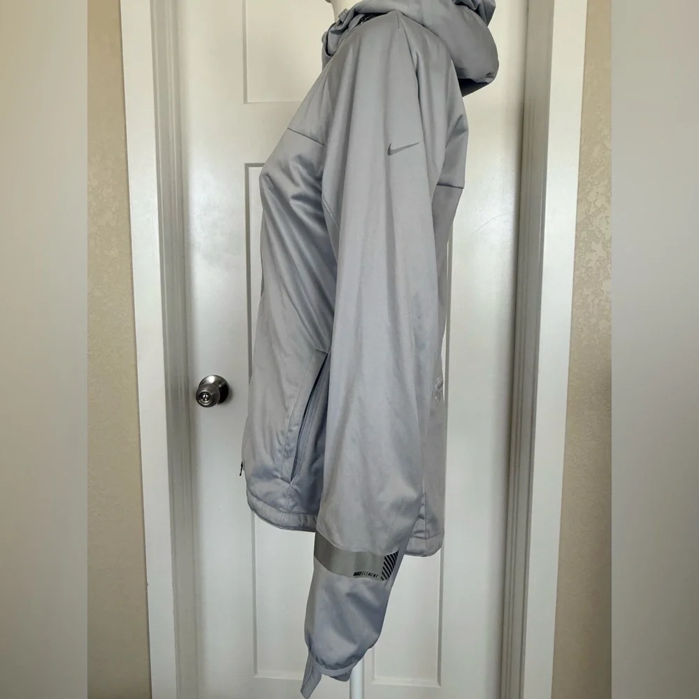 Nike Running Dri-FIT Hooded Jacket - Size Small - Detachable Hood + Gaiter